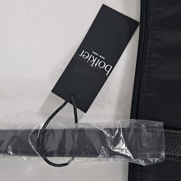 NWT Botkier New York Bond Tote | Black Nylon & Leather | Chic Work Bag - Picture 3 of 8